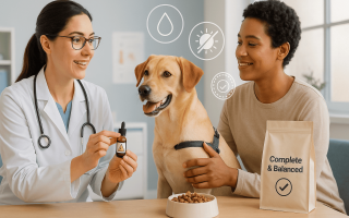 Do dogs need vitamin D supplements—vet consultation with a dog; safety, deficiency and toxicity explained